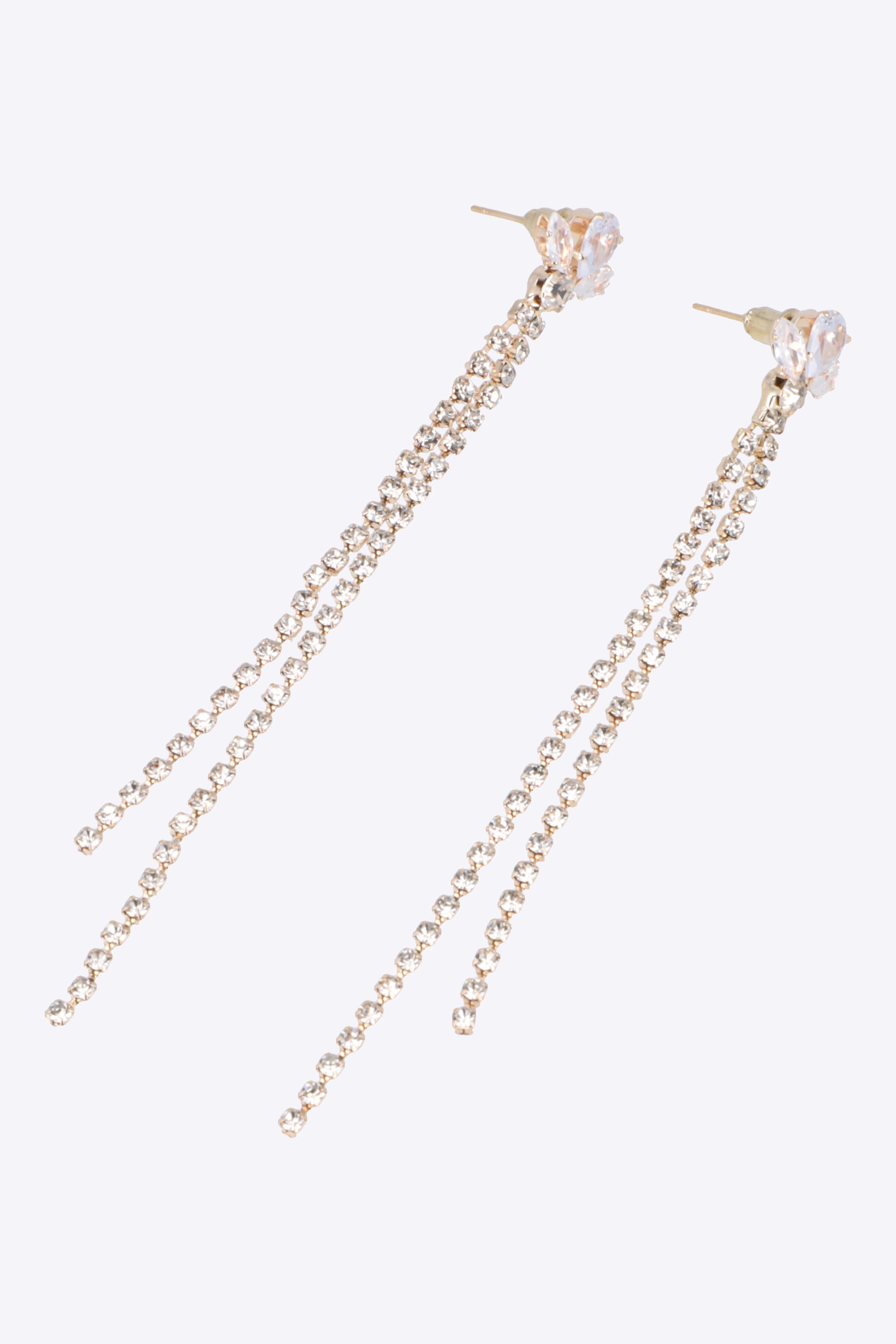 Aretes cristal 2l brillos