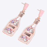 Aretes botella festejo