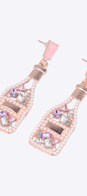 Aretes botella festejo