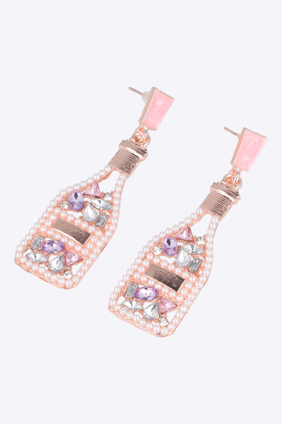 Aretes botella festejo