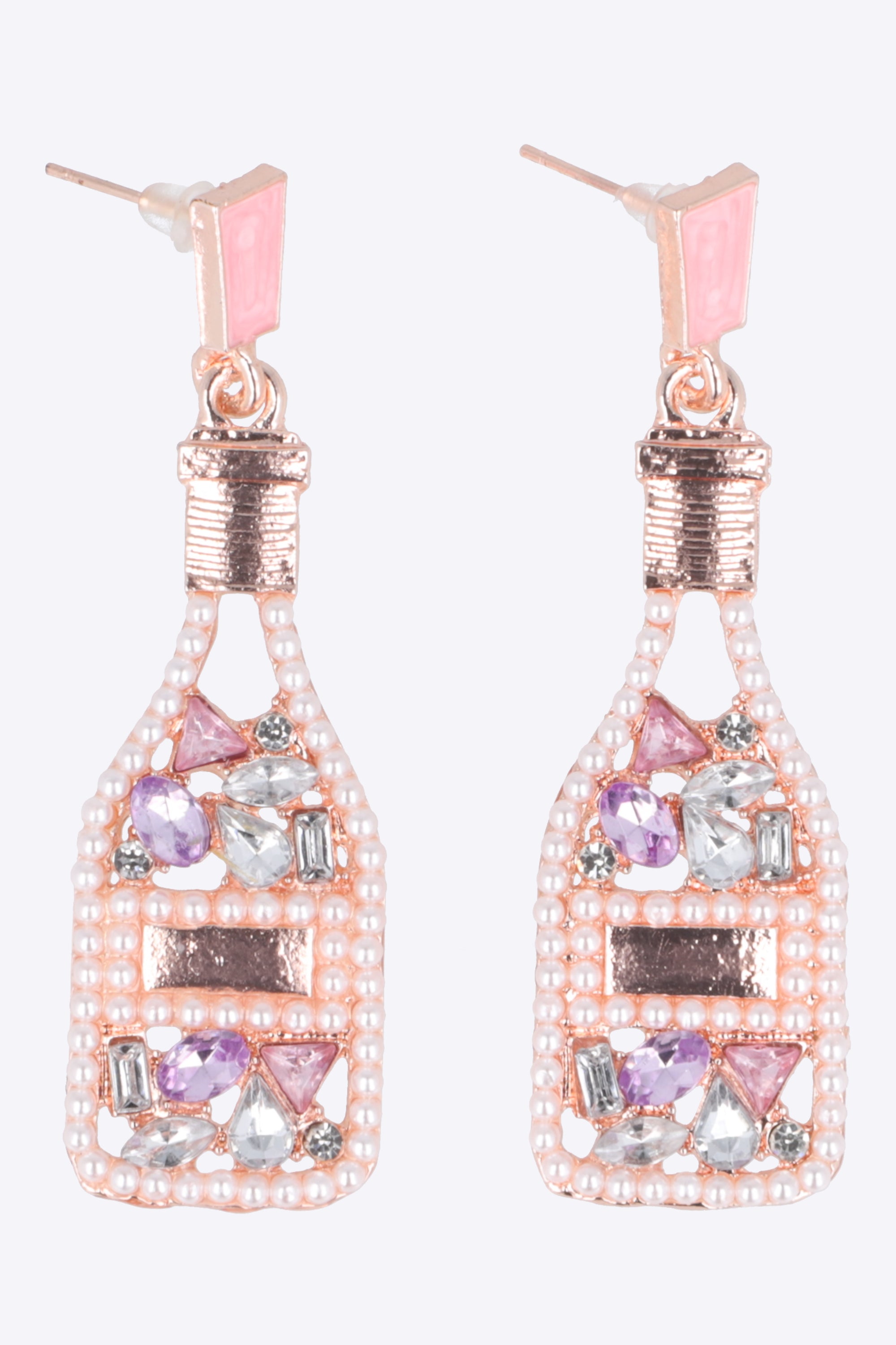 Aretes botella festejo