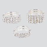 Set 3 anillos full brillos