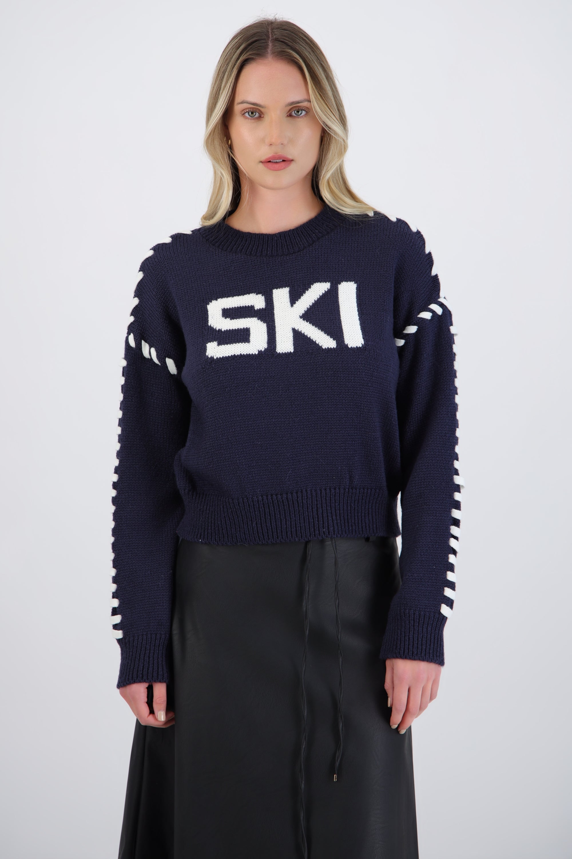 Suéter navideño ski