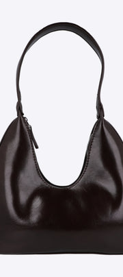 Bolsa shoulder PU craquelado