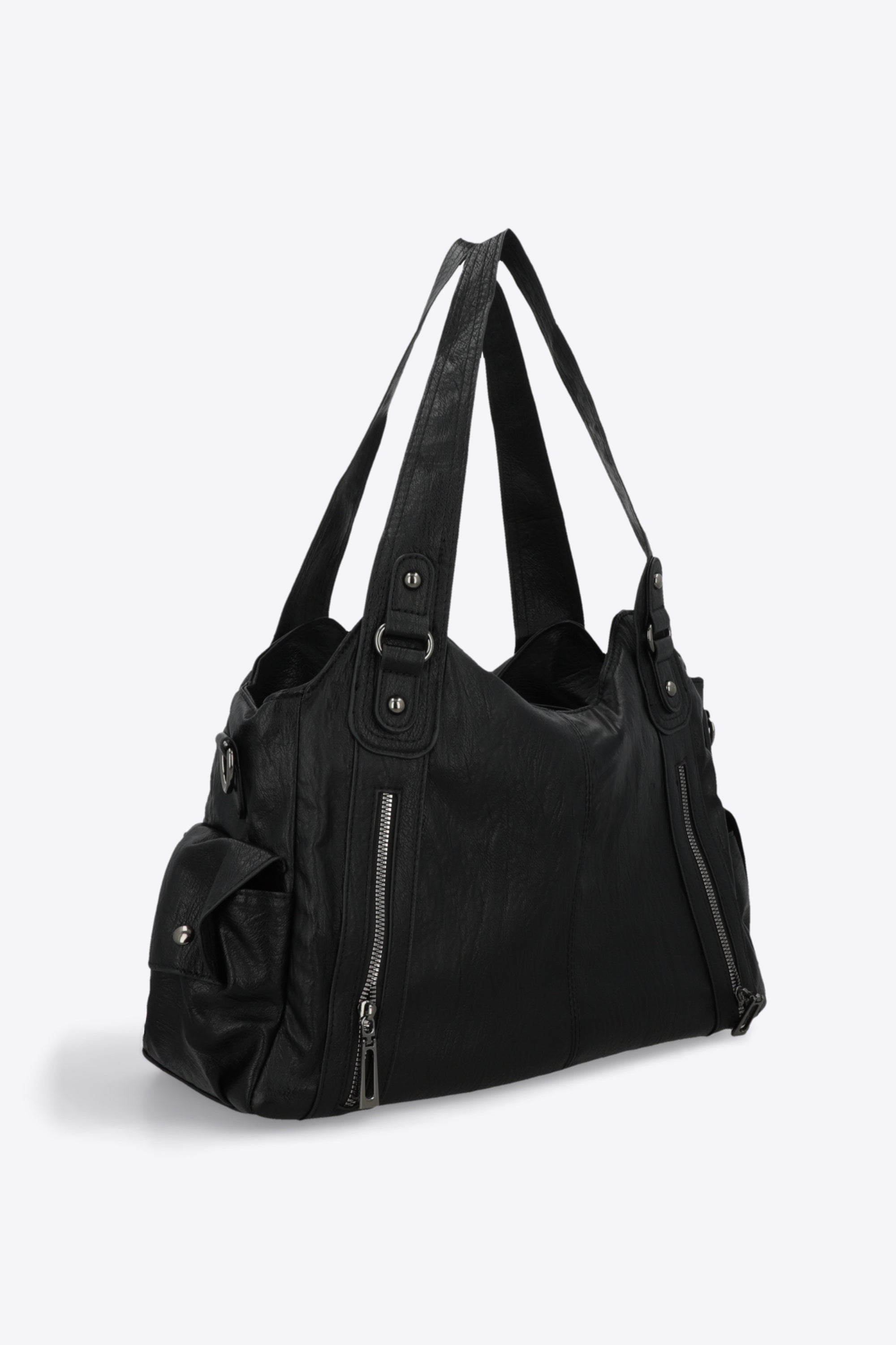 Bolsa shoulder oversized cierres