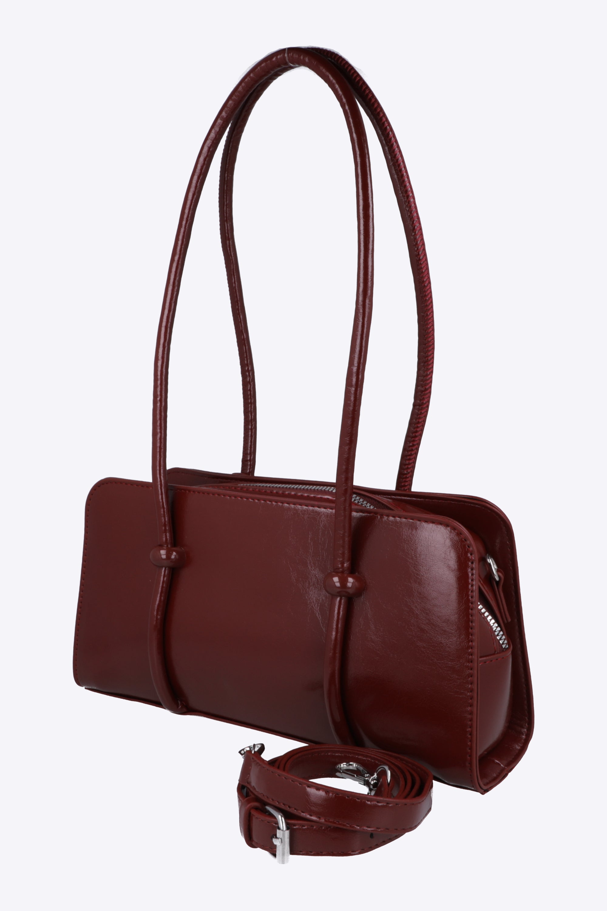 Bolsa baguette wet PU