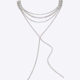 COLLAR MULTI LINEAS Y BRILLOS