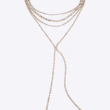 COLLAR MULTI LINEAS Y BRILLOS