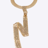 Collar corbata metalica