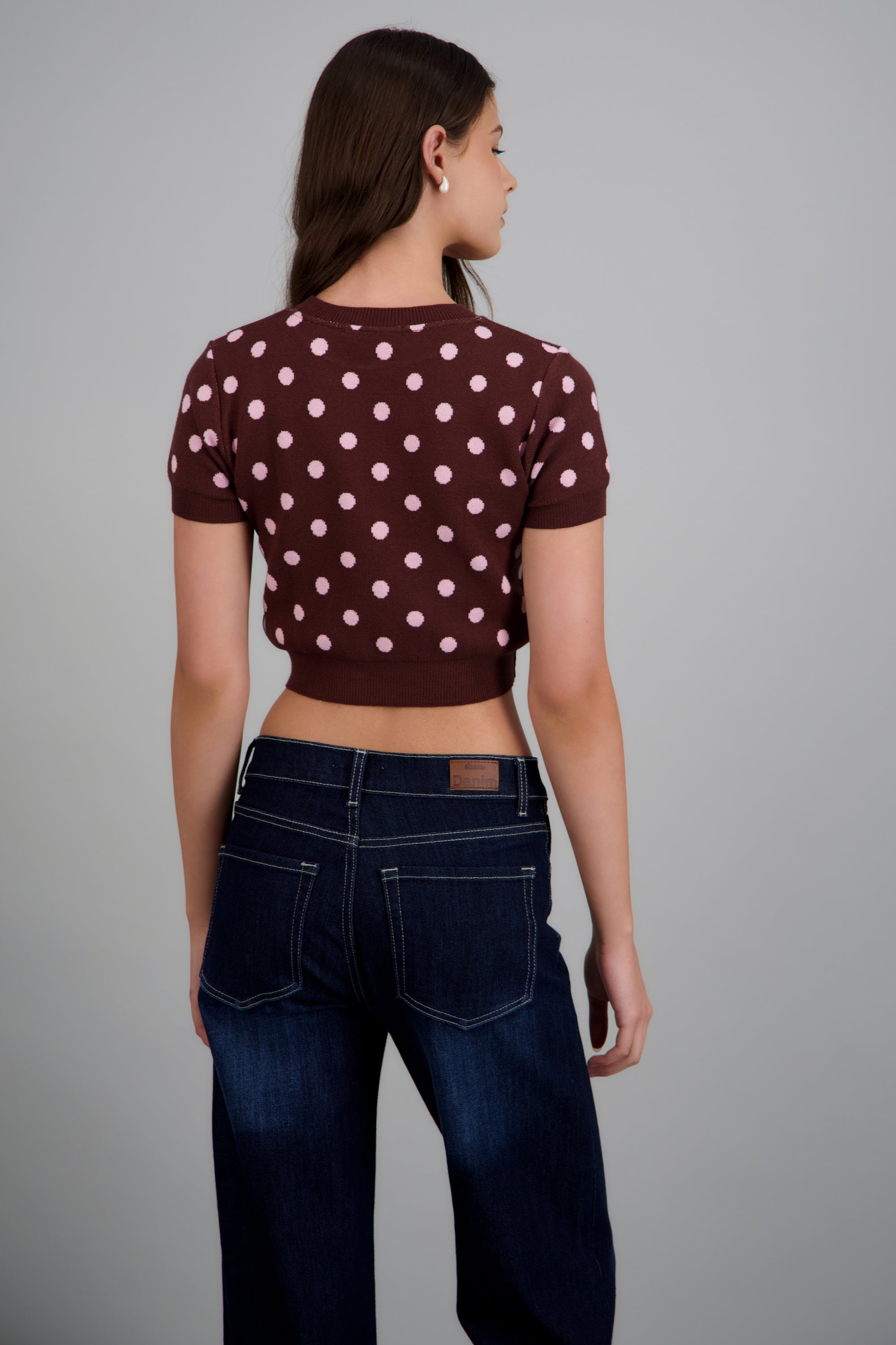 Top manga corta polka dots ROSA COMBO