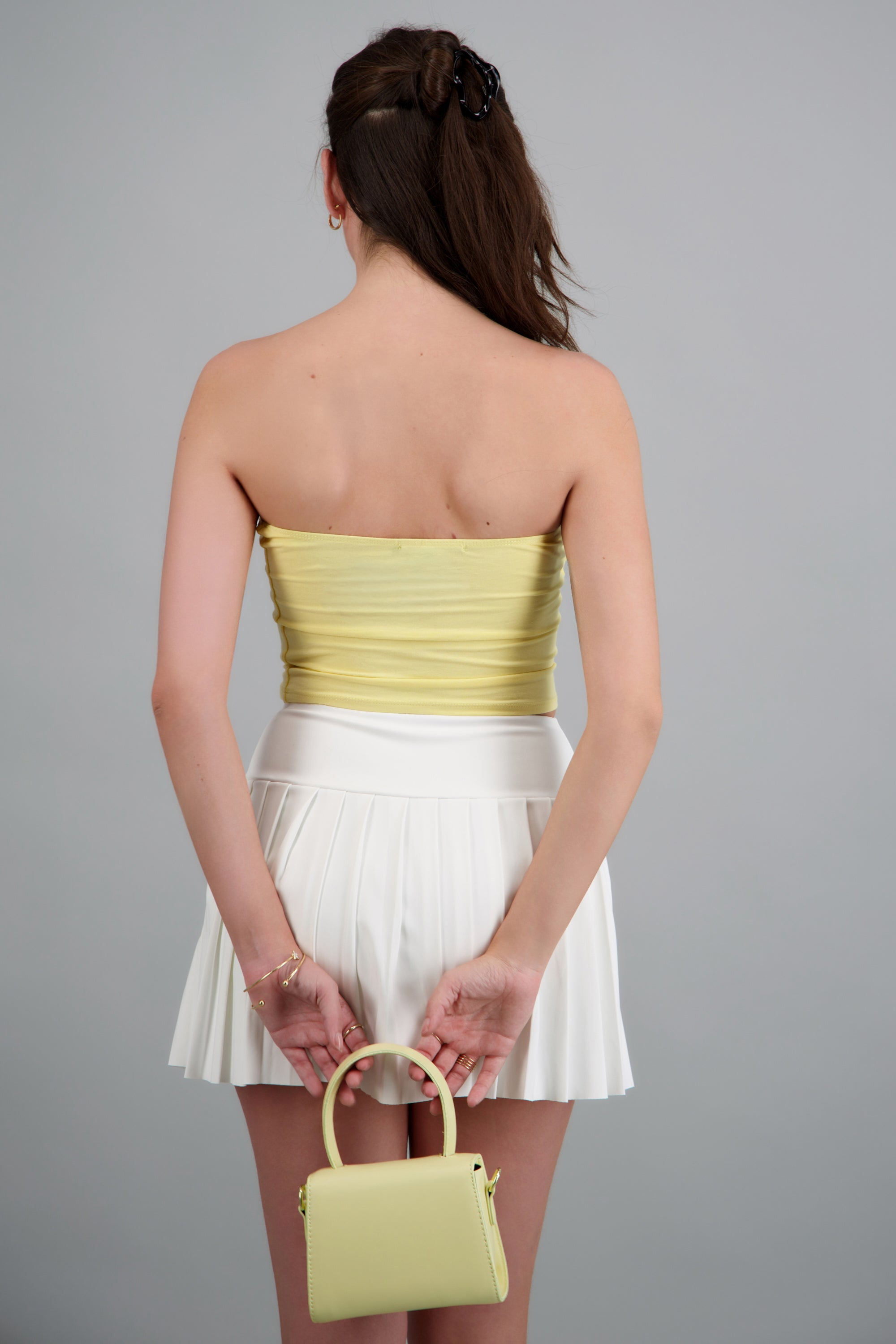 Top tubo corto AMARILLO PASTEL