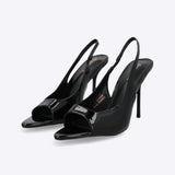 Tacón slingback peeptoe