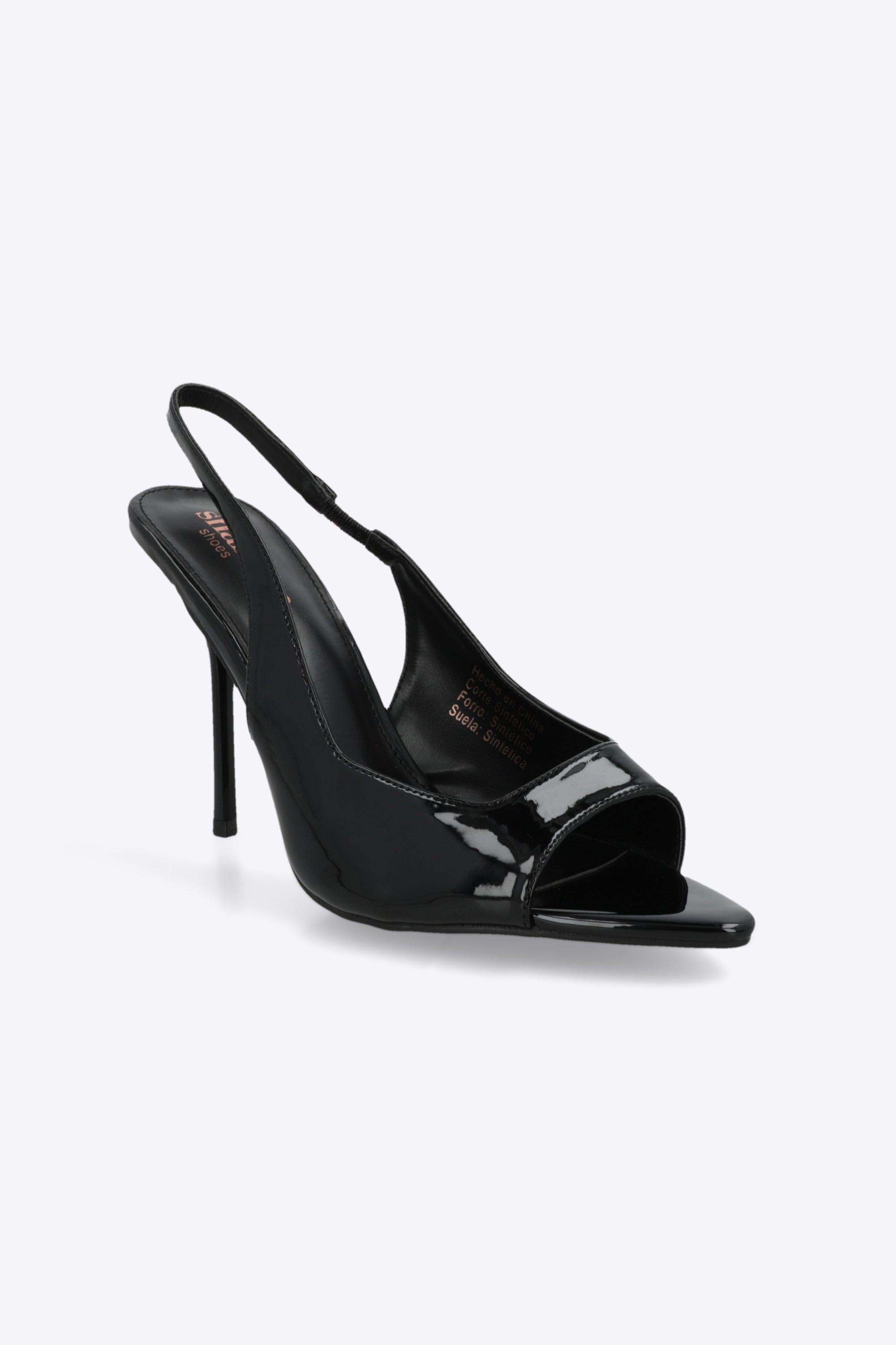 Tacón slingback peeptoe
