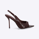 Tacón slingback peeptoe