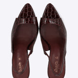 Tacón slingback peeptoe