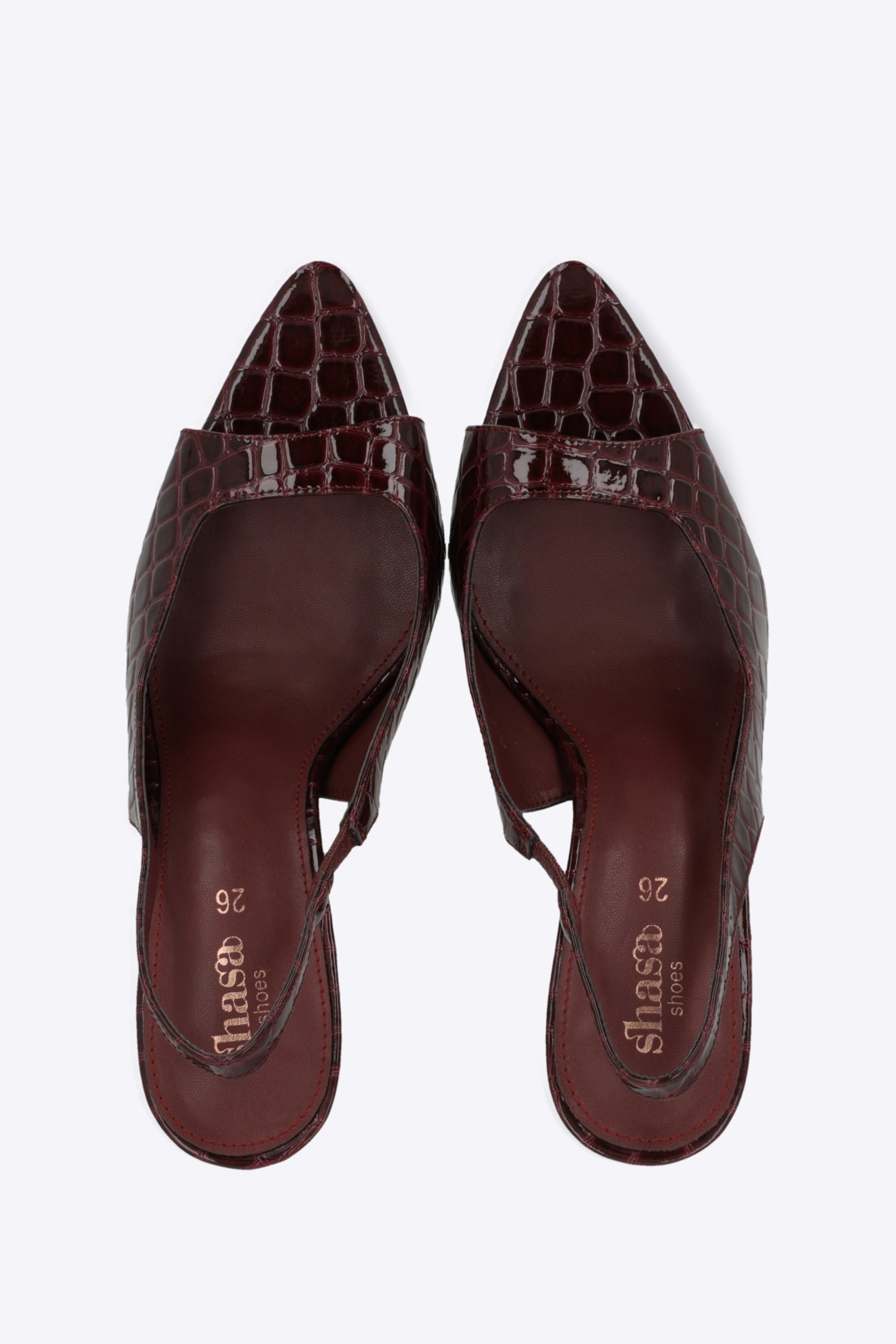 Tacón slingback peeptoe