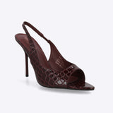 Tacón slingback peeptoe