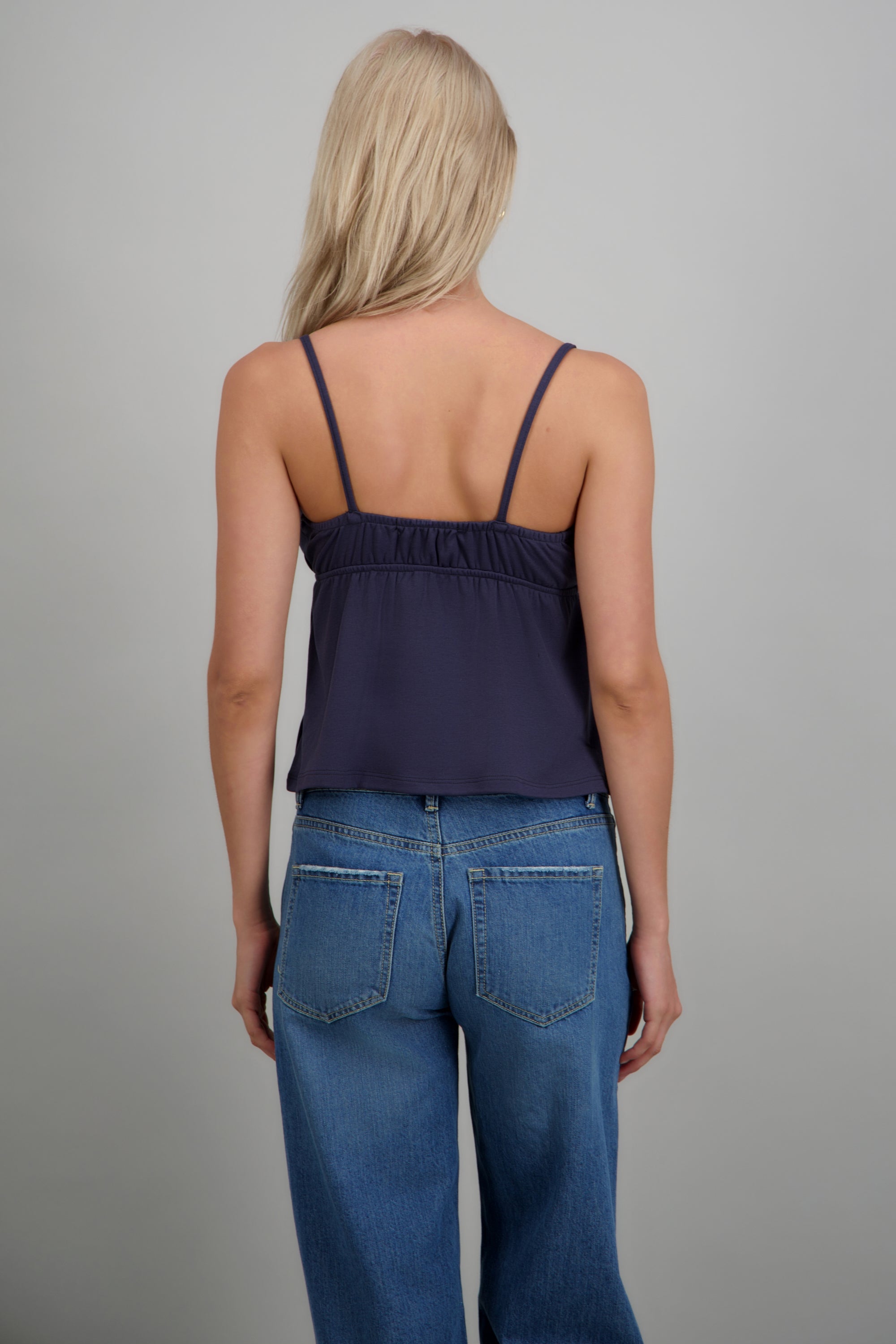 Blusa lisa de tirantes MARINO
