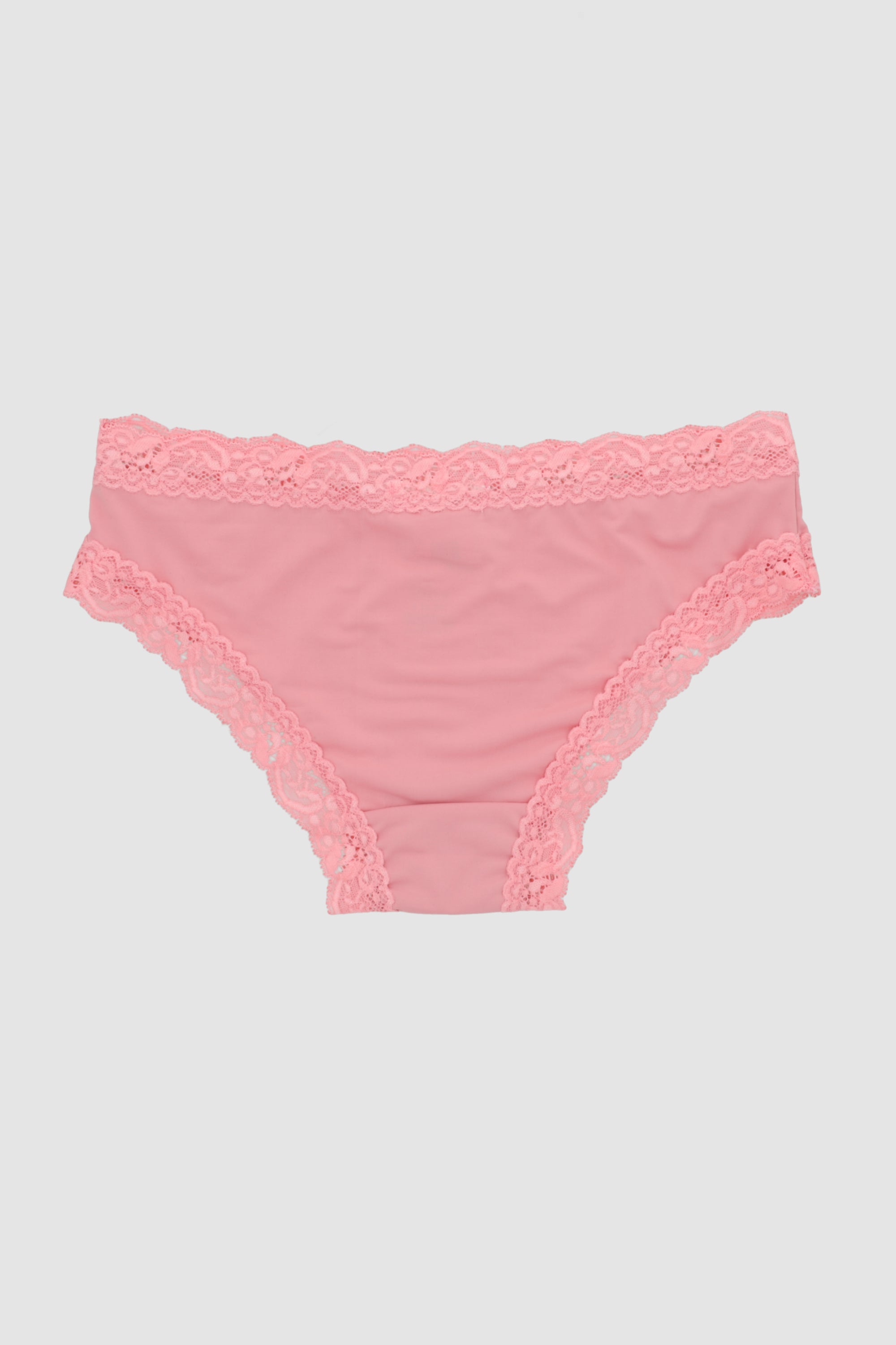 Bikini detalle orillas encajes ROSA PASTEL