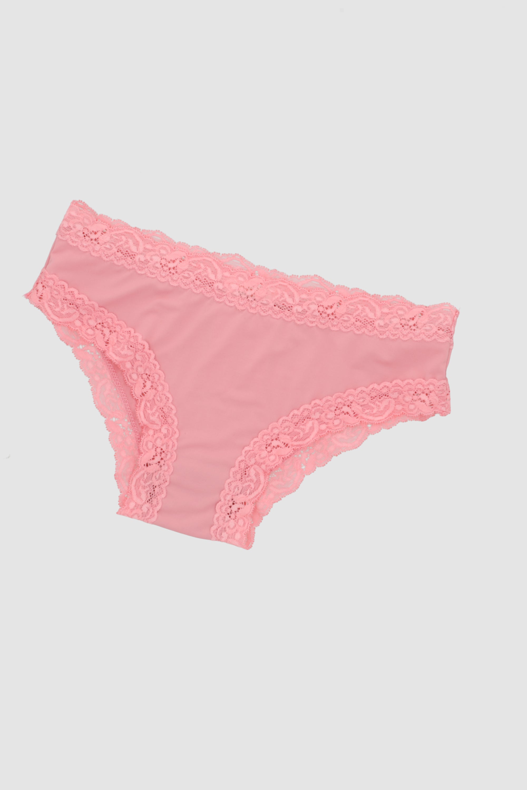 Bikini detalle orillas encajes ROSA PASTEL