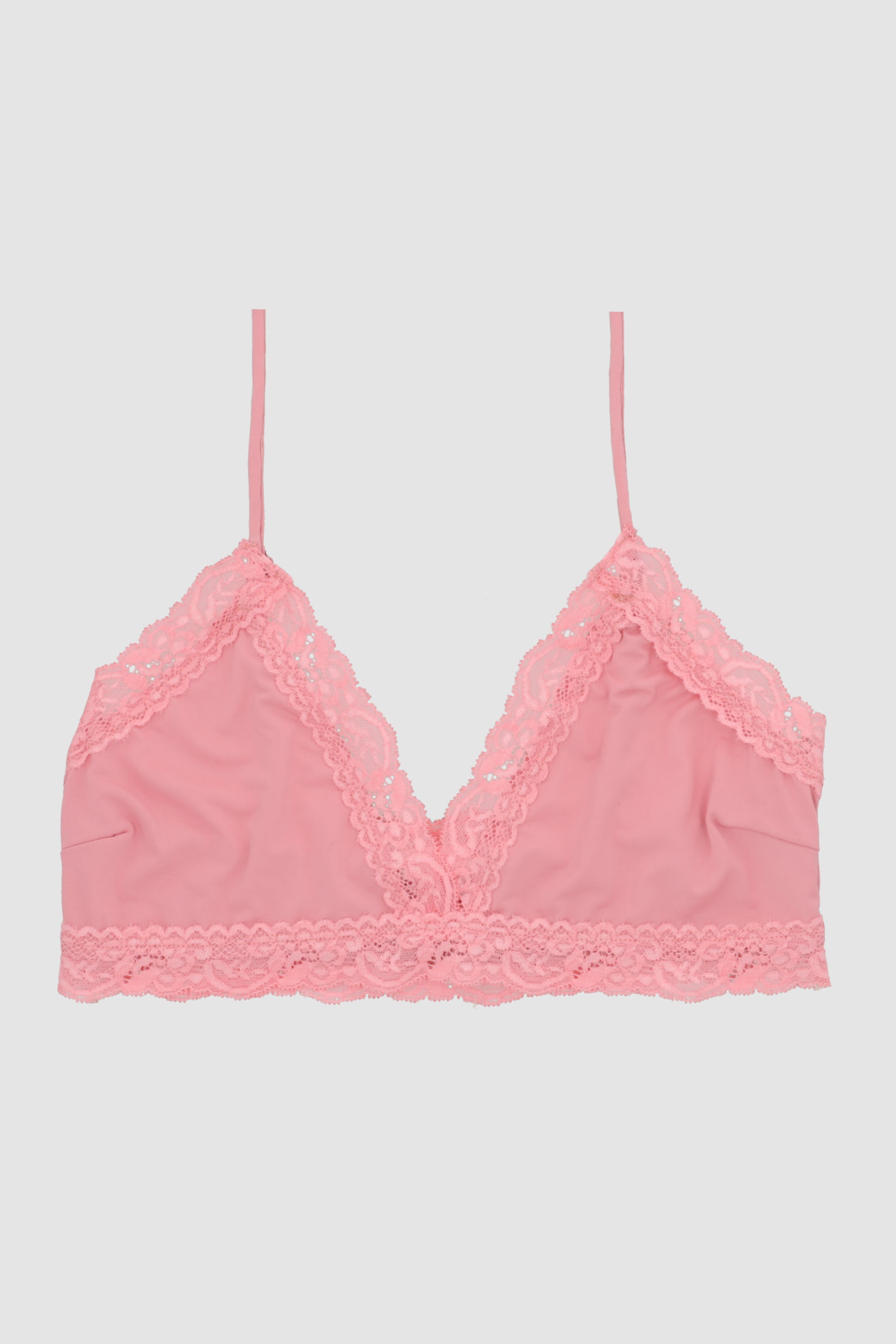Bralette detalle encaje orillas ROSA PASTEL