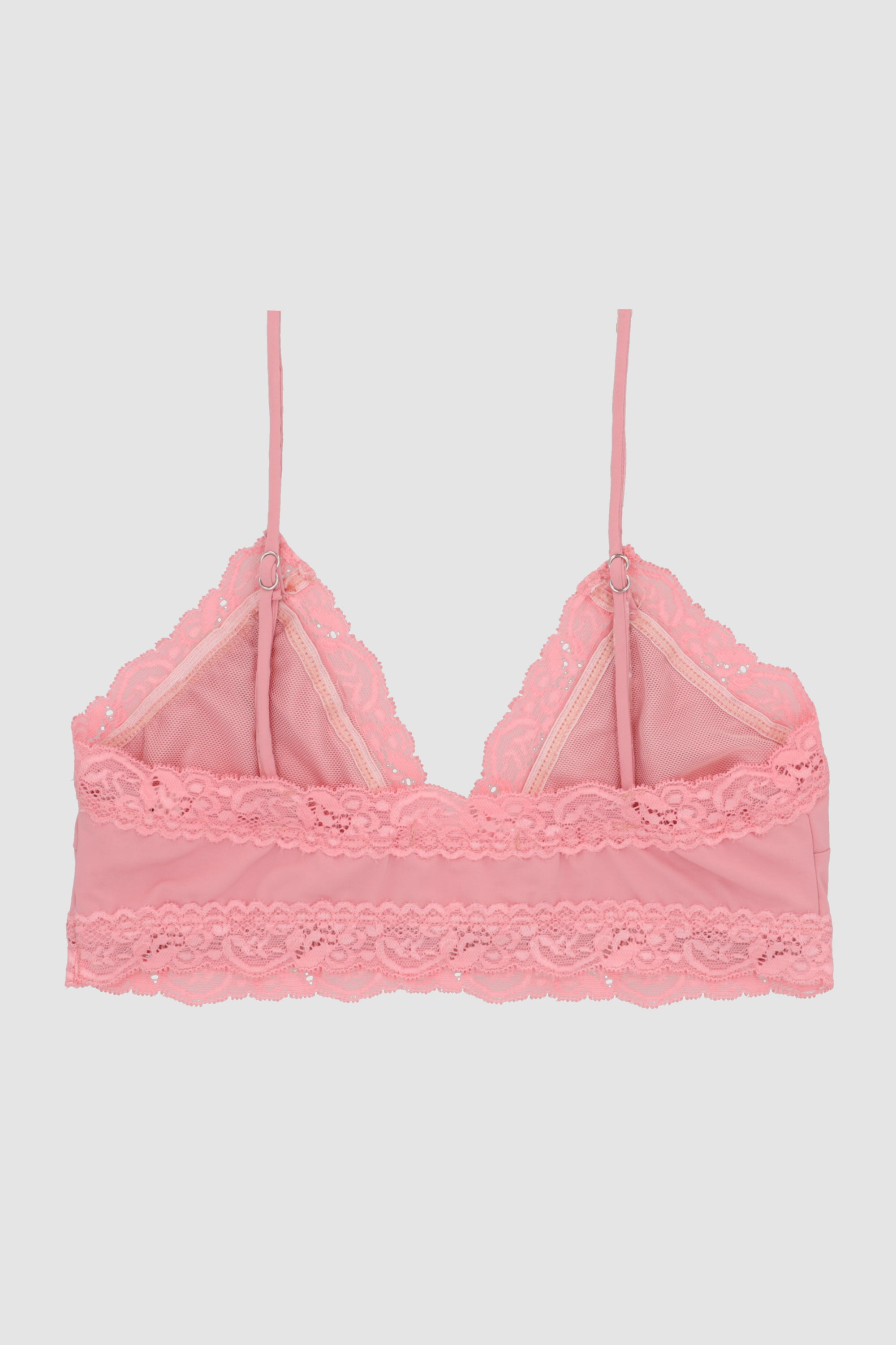 Bralette detalle encaje orillas ROSA PASTEL