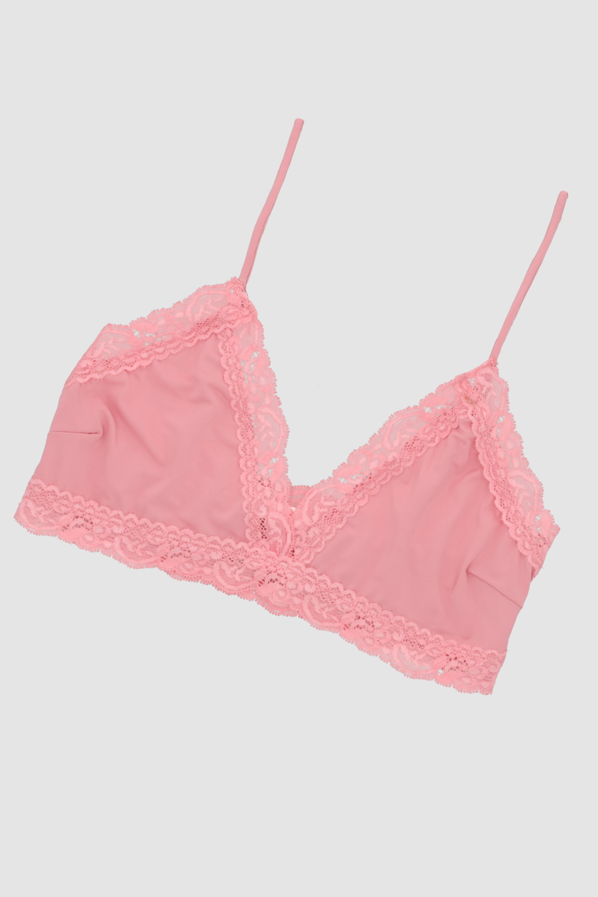 Bralette detalle encaje orillas ROSA PASTEL