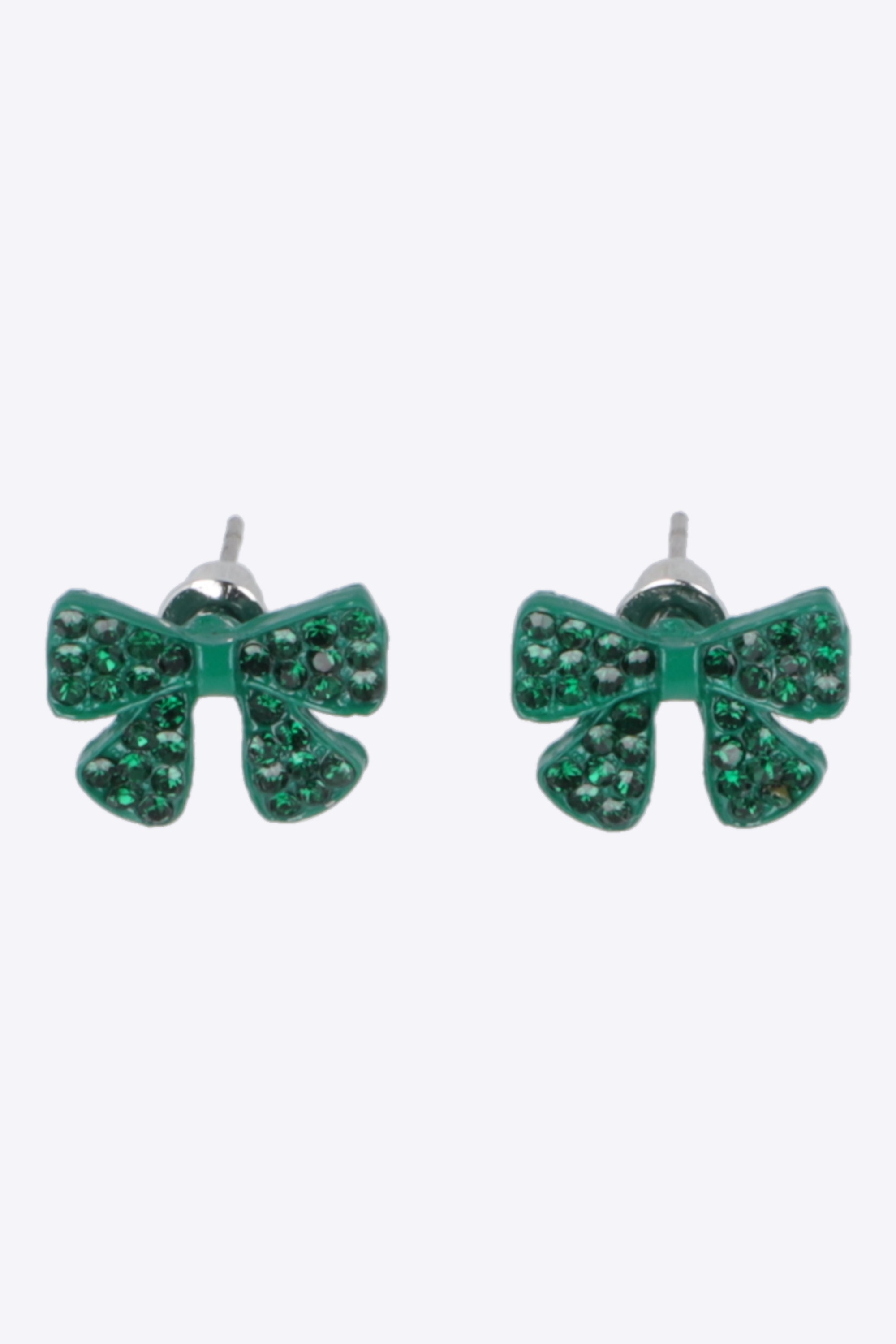Aretes mini moño navidad