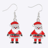 Aretes santa claus esmaltado