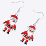 Aretes santa claus esmaltado
