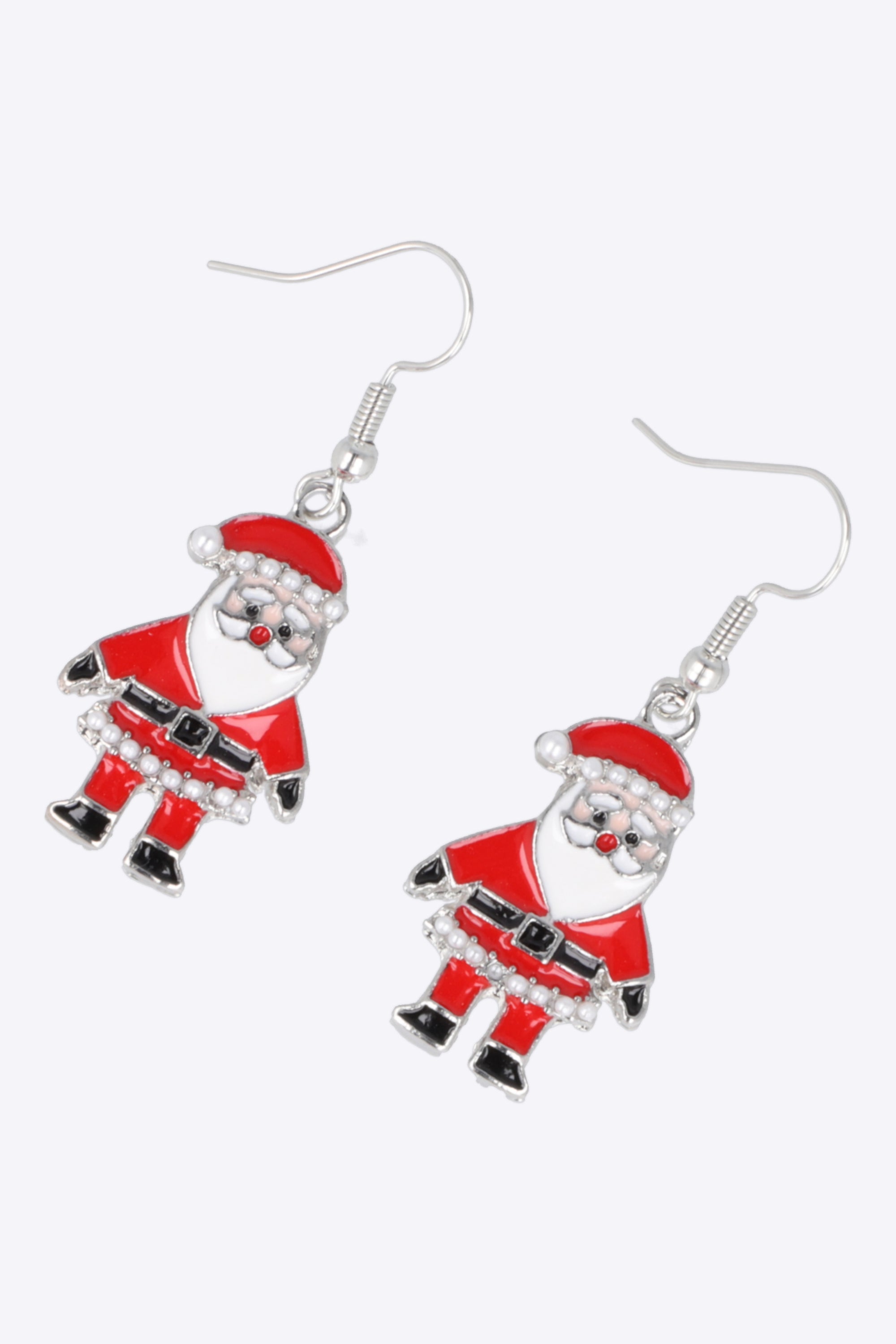 Aretes santa claus esmaltado