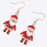Aretes santa claus esmaltado
