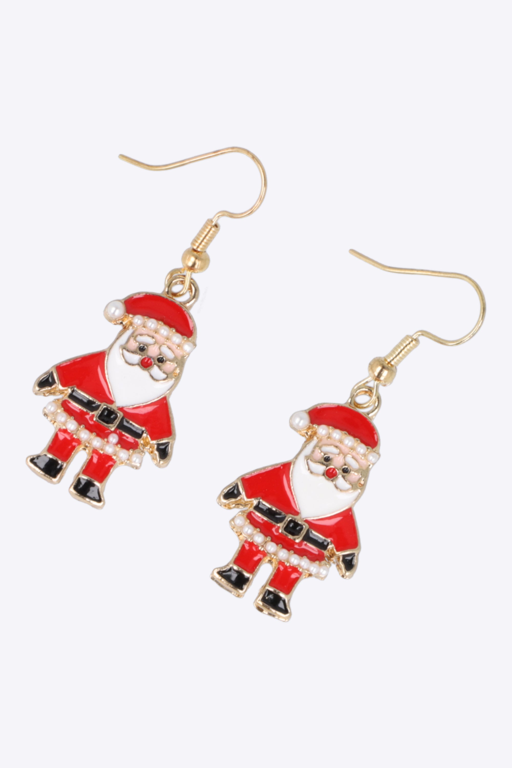 Aretes santa claus esmaltado