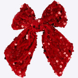 Moño lurex navideño