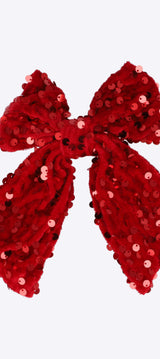 Moño lurex navideño