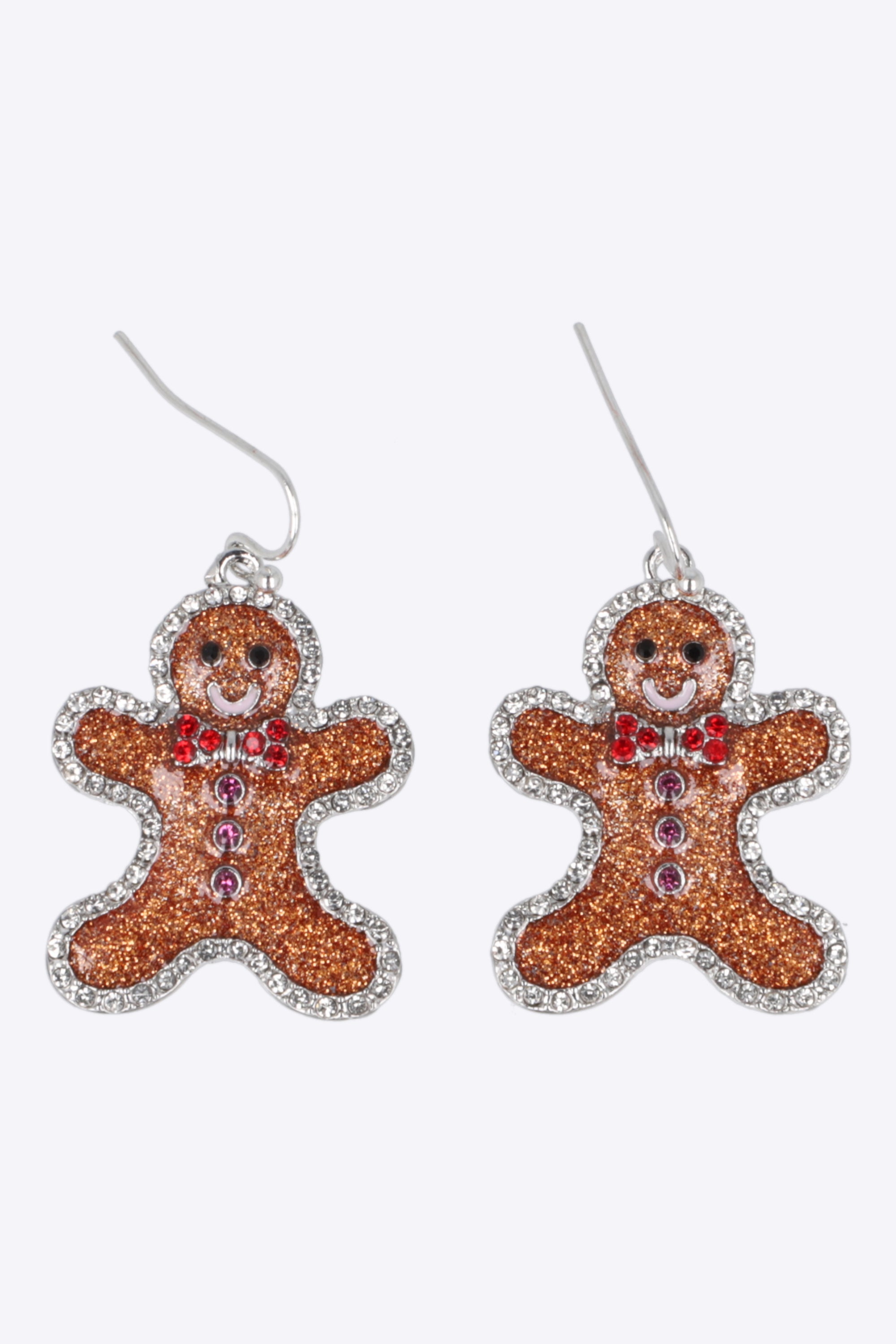 Arracadas galleta navidad esmaltada