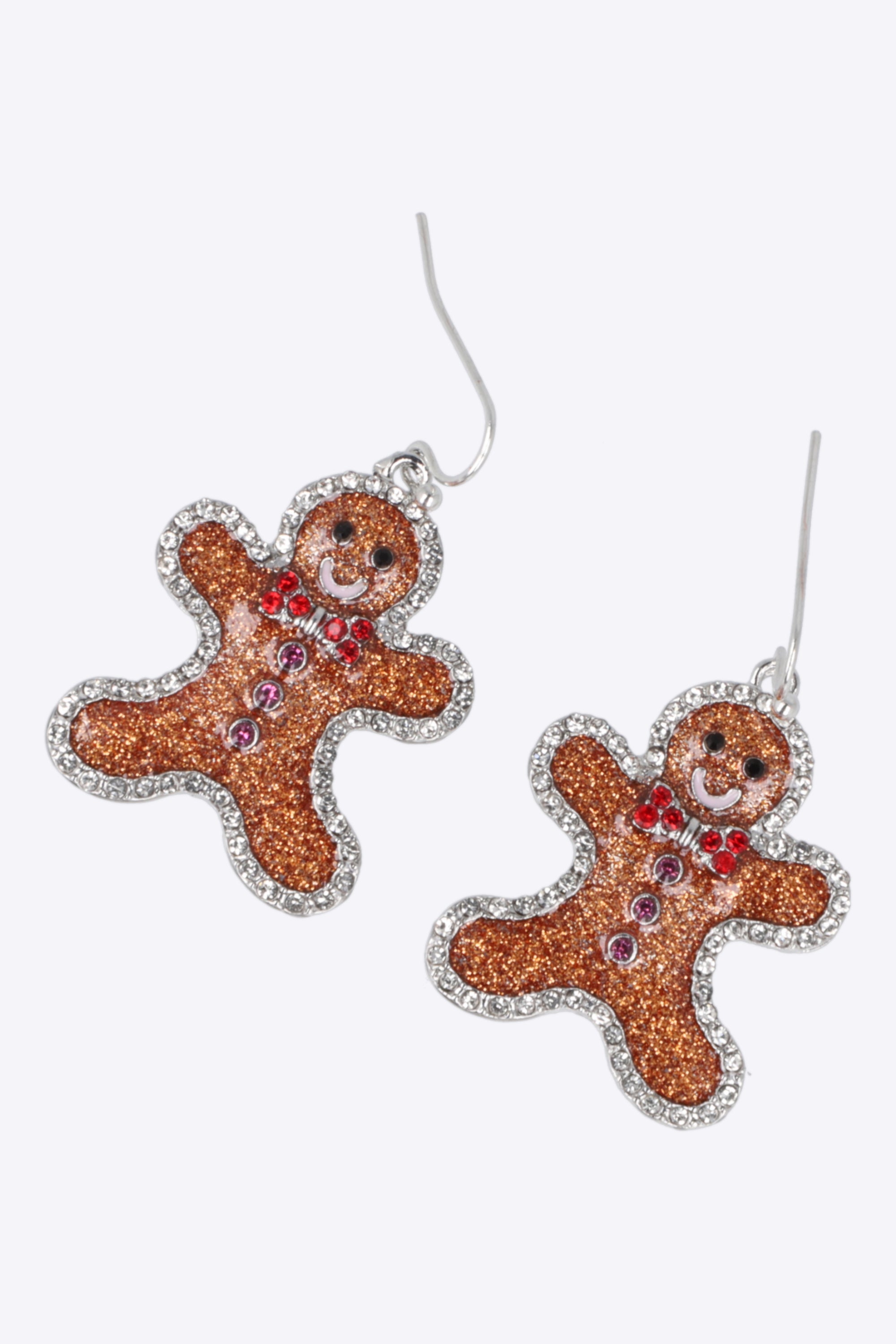 Arracadas galleta navidad esmaltada