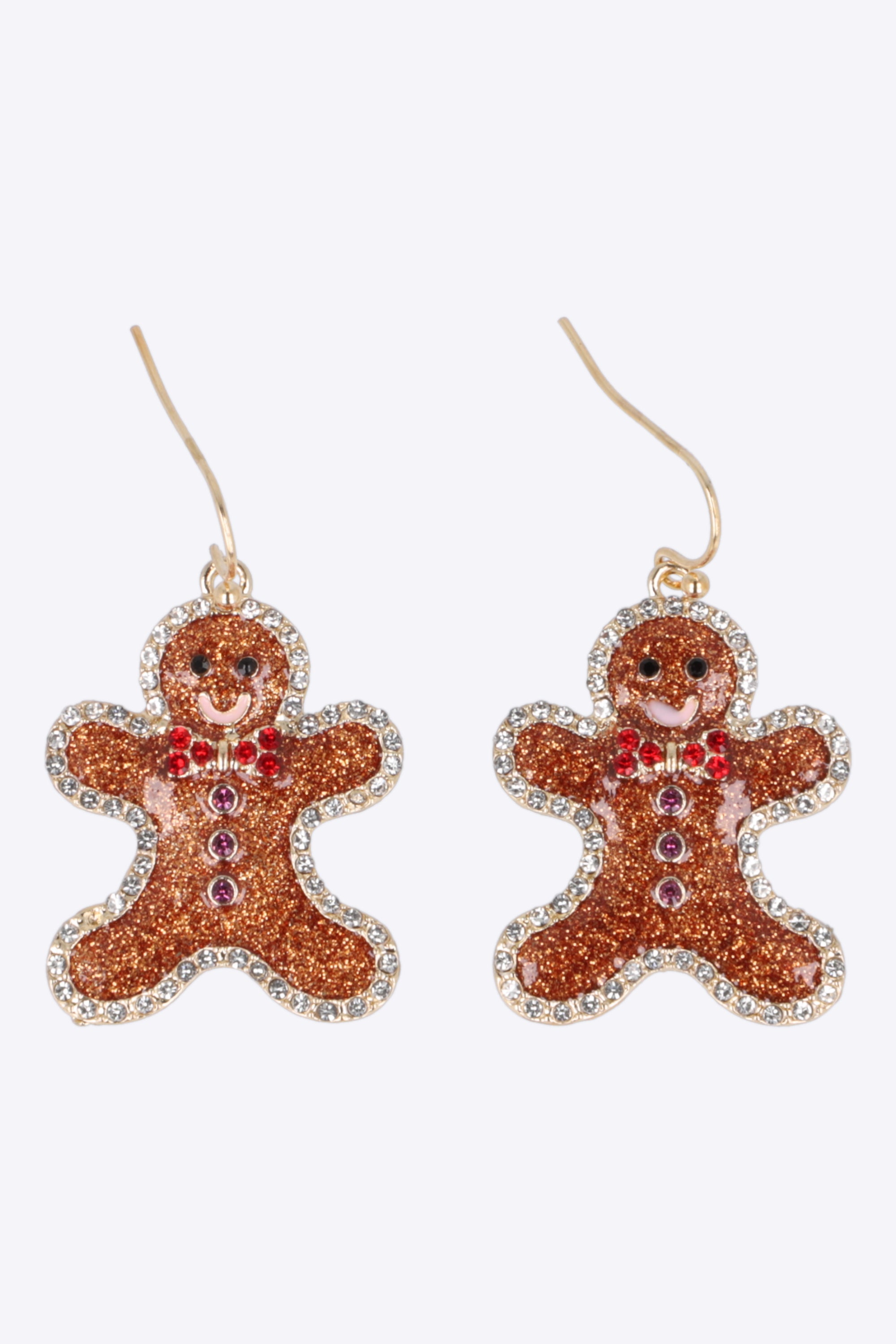 Arracadas galleta navidad esmaltada