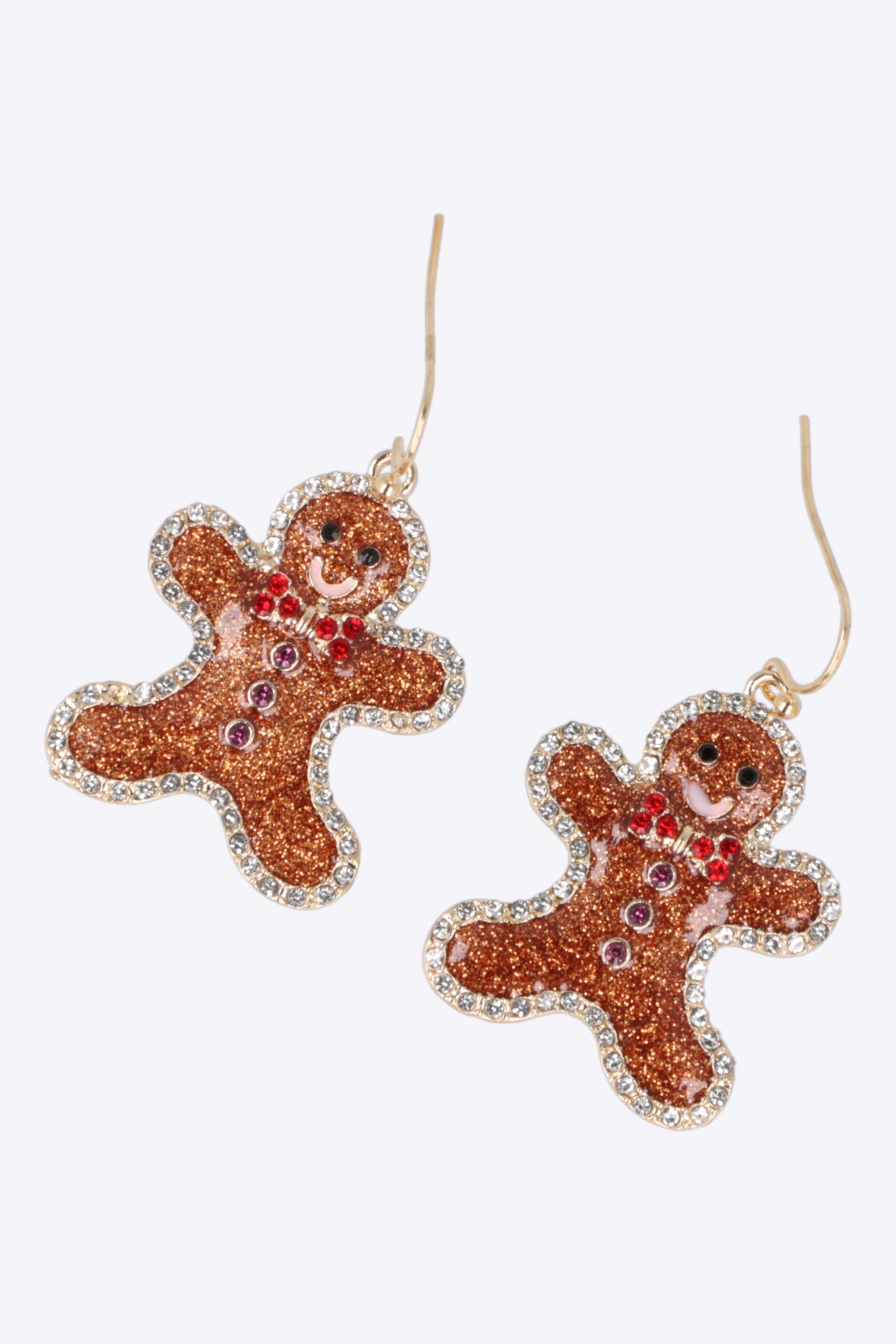Arracadas galleta navidad esmaltada