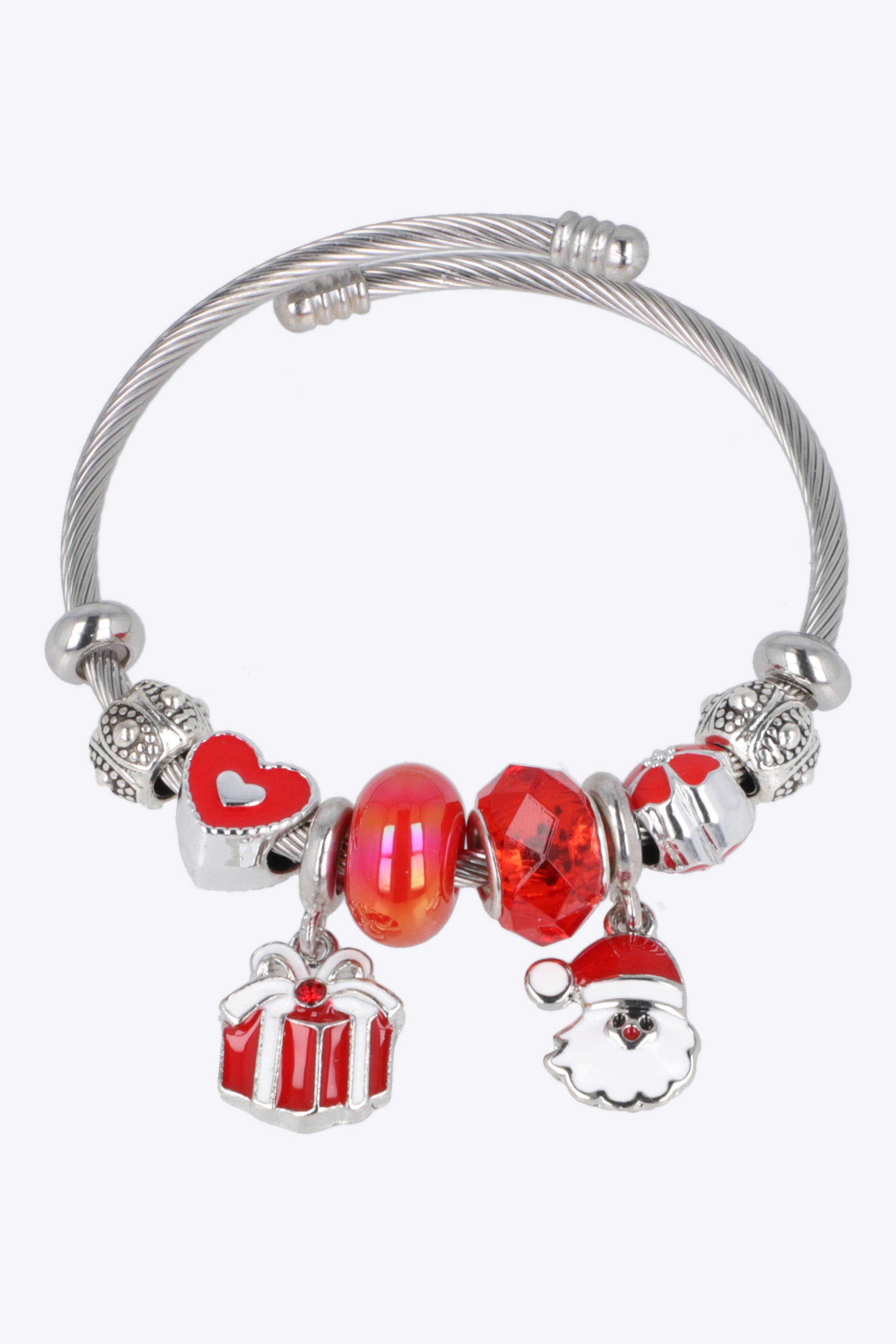 Pulsera resorte charms santa