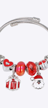 Pulsera resorte charms santa