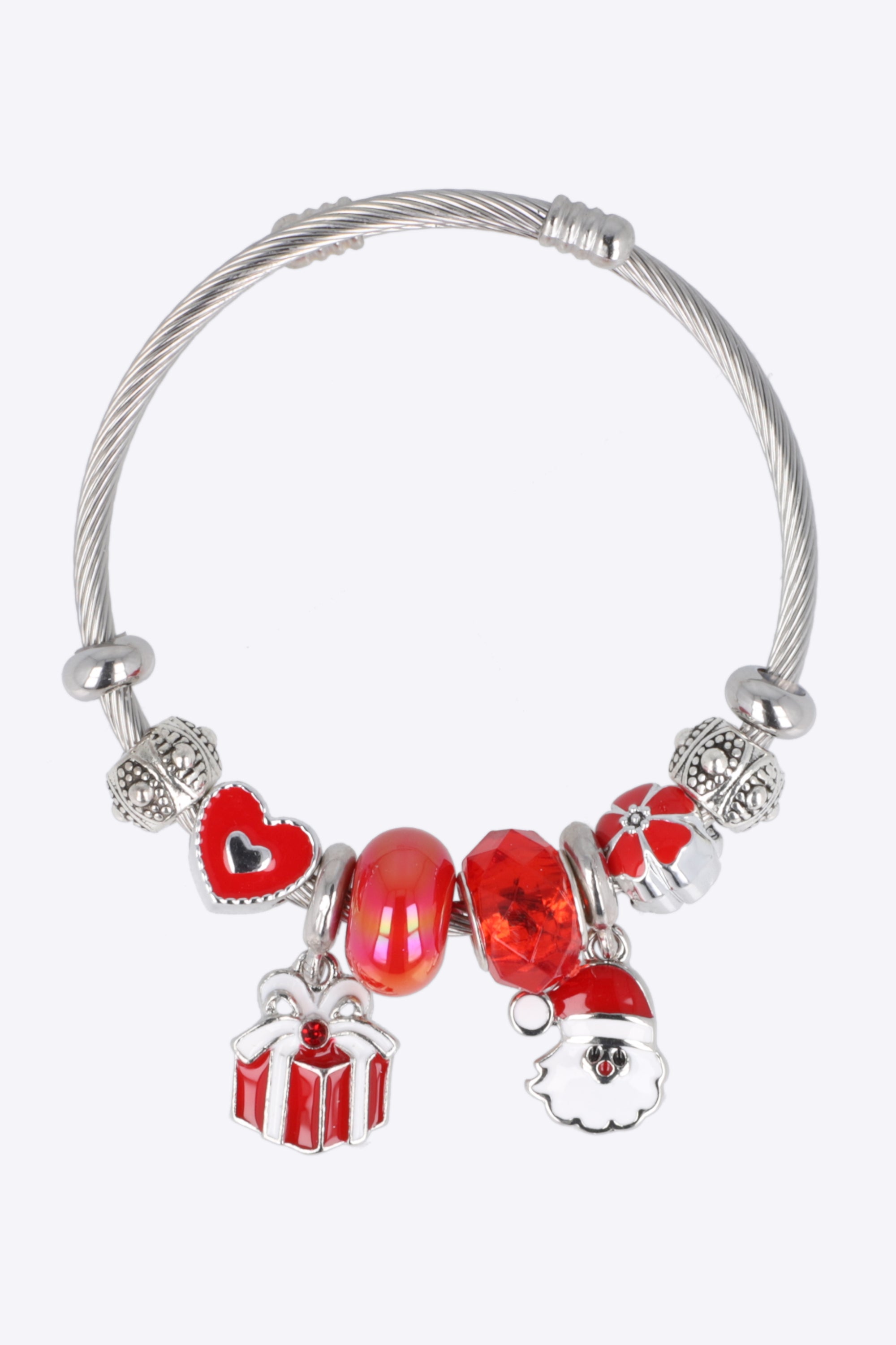 Pulsera resorte charms santa