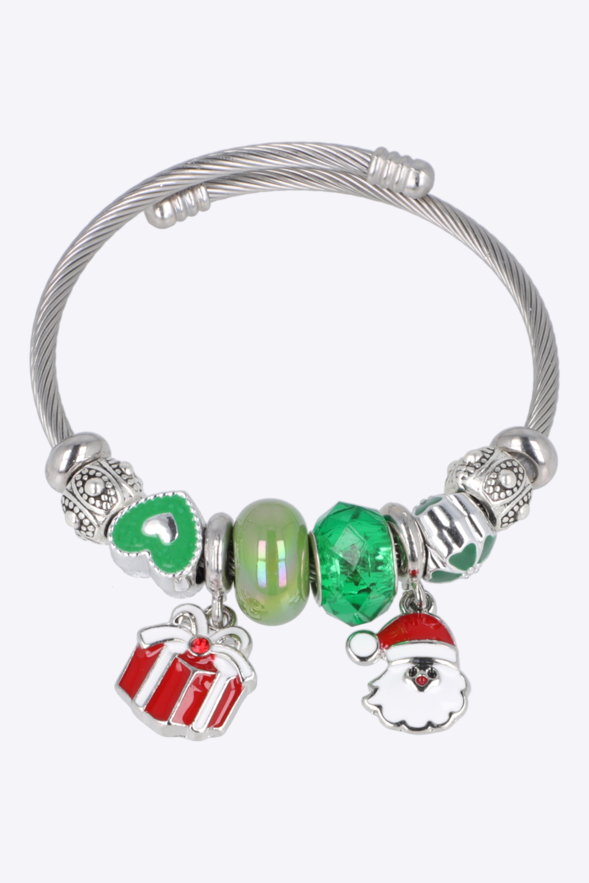 Pulsera resorte charms santa