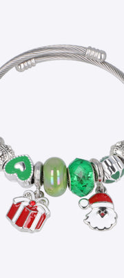 Pulsera resorte charms santa