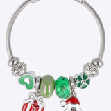 Pulsera resorte charms santa