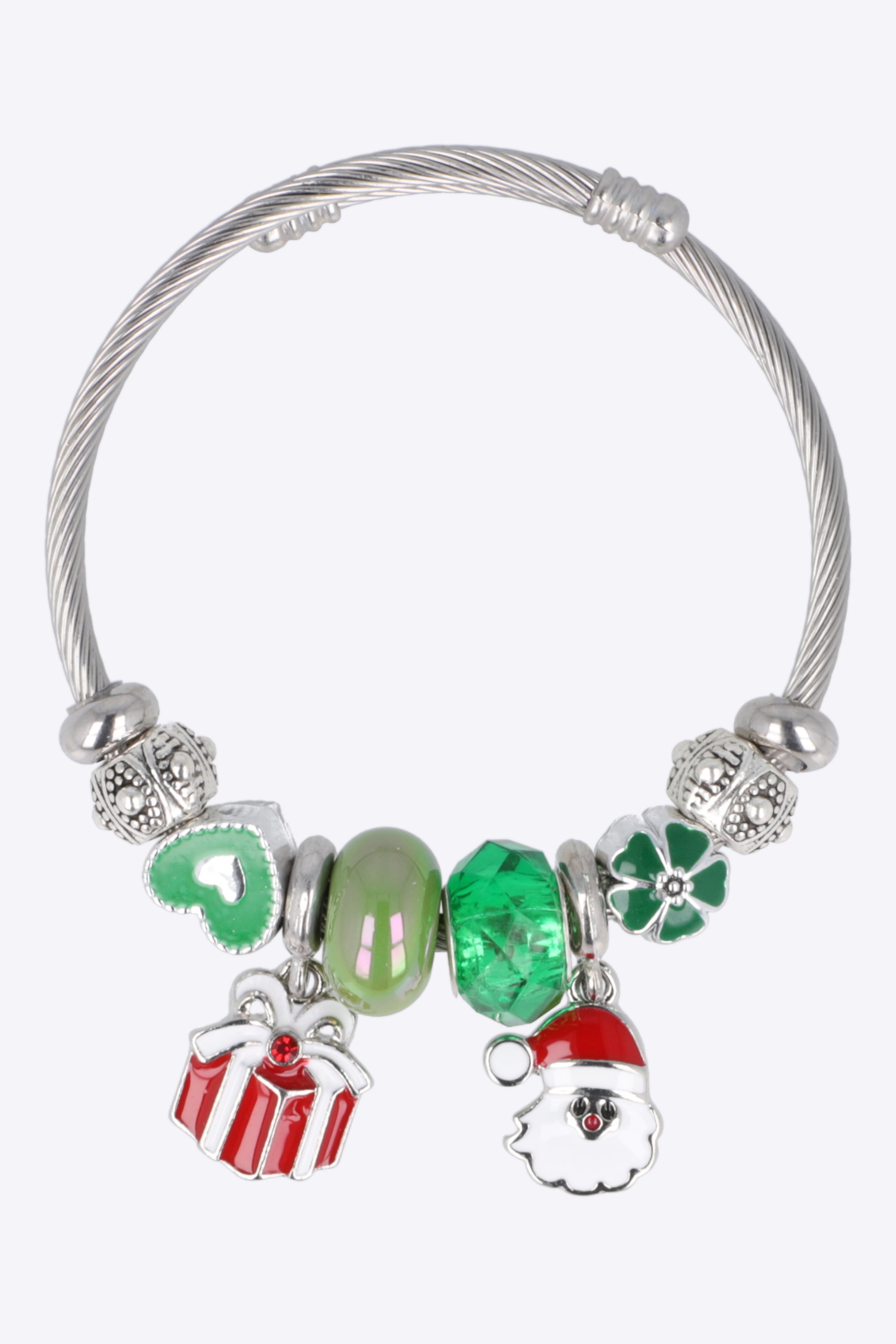 Pulsera resorte charms santa
