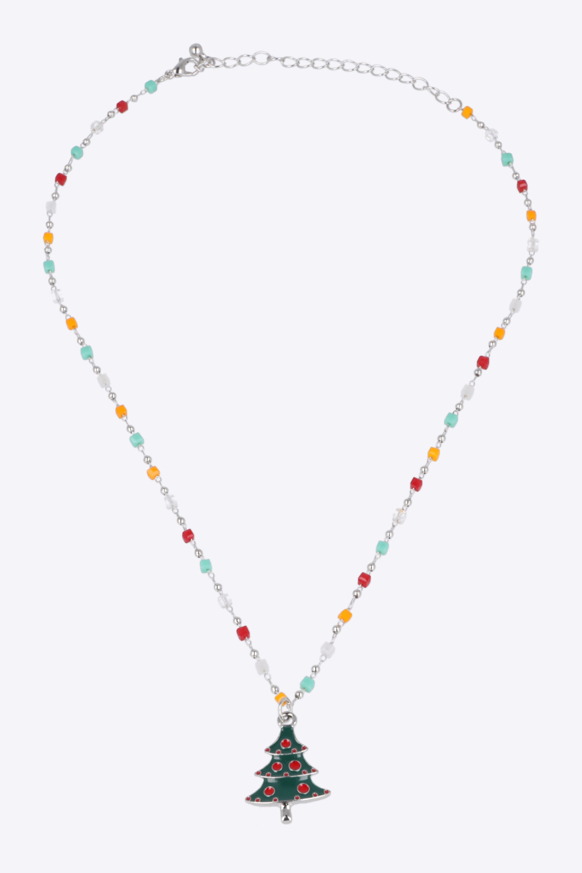 Collar arbol de navidad beads