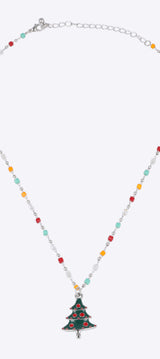 Collar arbol de navidad beads