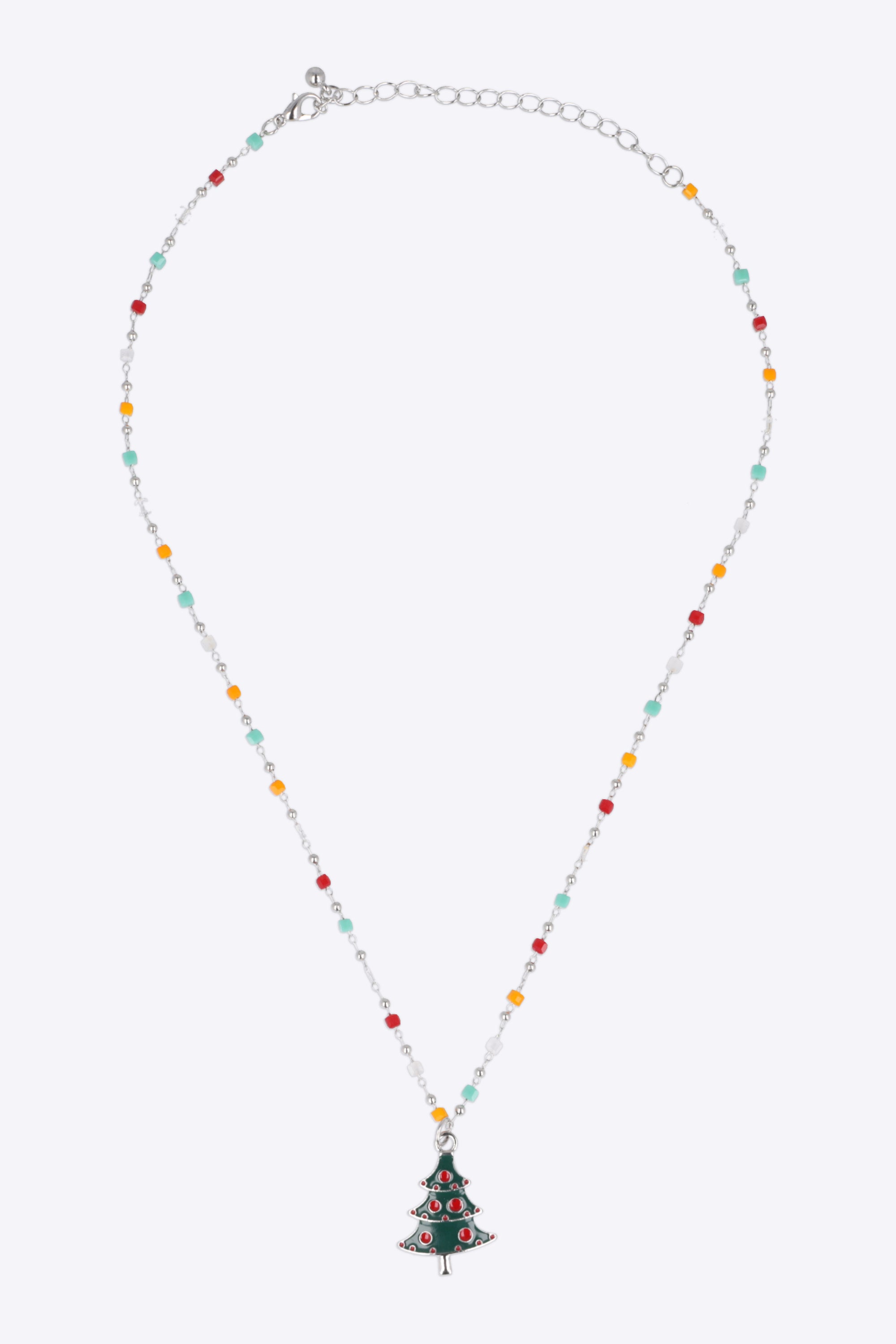 Collar arbol de navidad beads