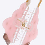 Pinza figura navideña glitter